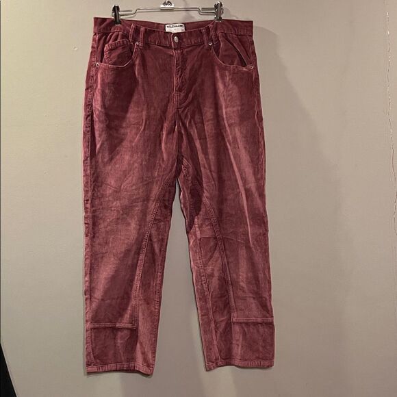 Free People Risk Taker High-rise Straight Corduroy Trousers - Picture 2 of 12